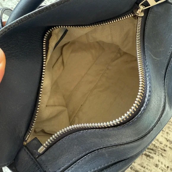 Loewe Small Puzzle Bag in Marine Blue - Picture 8 of 11